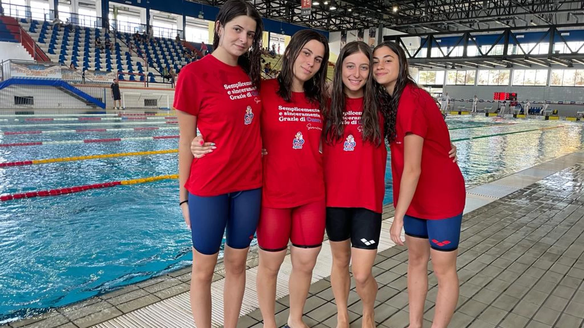 Regionali di nuoto assoluti a Caserta, H2O Sport da applausi tra record e medaglie